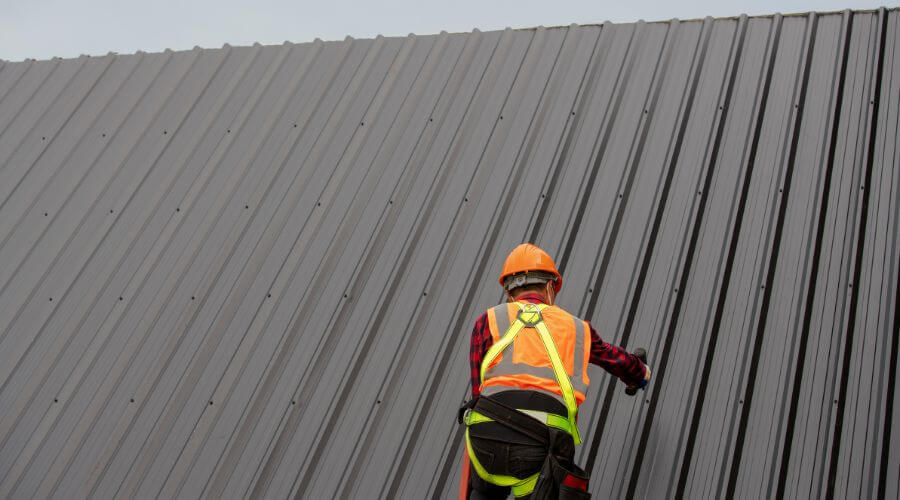 Professional metal roof installation services in Woodworth, ND